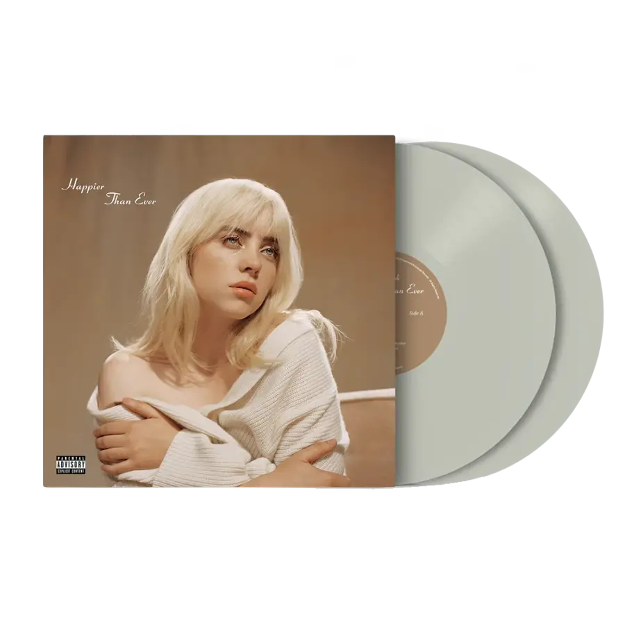 Billie Eilish - Happier Than Ever (Cool Grey Vinyl 2LP) - Image 2