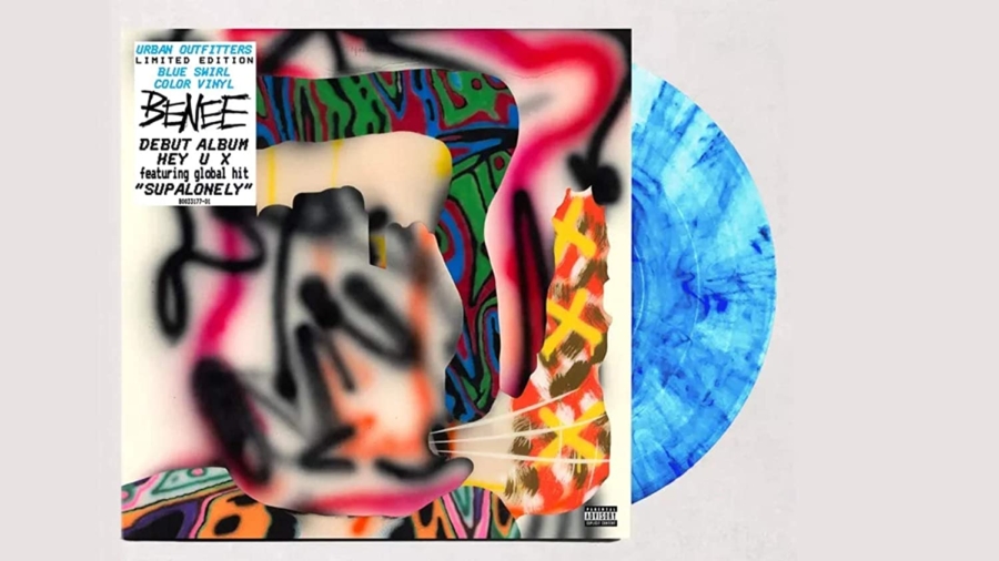 Benee - Hey U X (Limited Edition Blue Swirl Color Vinyl) - Image 2