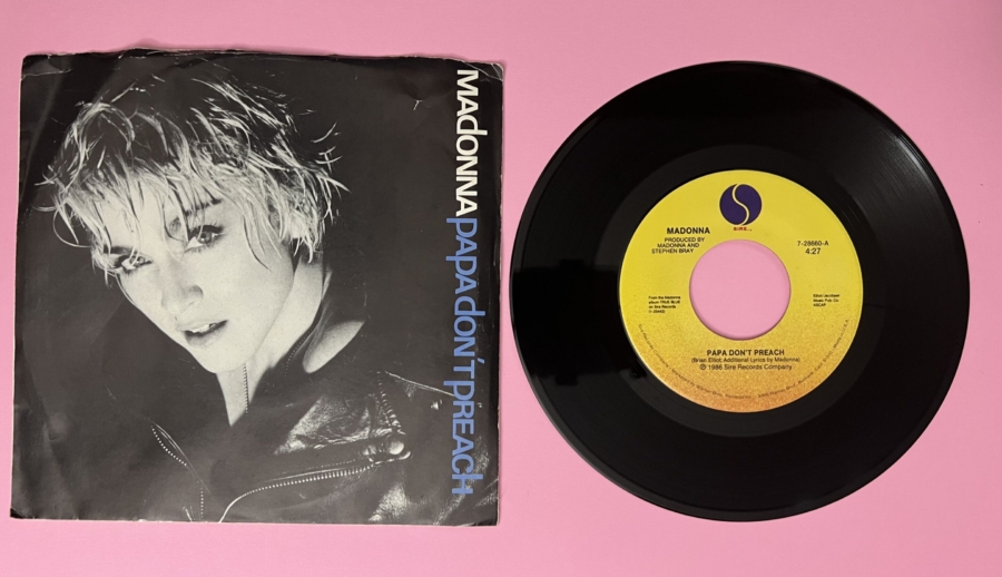 Madonna - Papa Don't Preach / Pretender **Used 7 inch** - Image 2