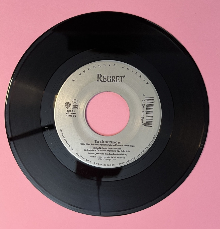 New Order - Regret 7-inch single