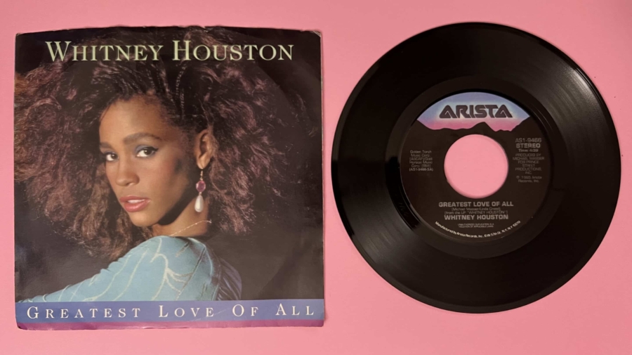 Whitney Houston - The Greatest Love of All / Thinking About You **Used 7 inch** - Image 2