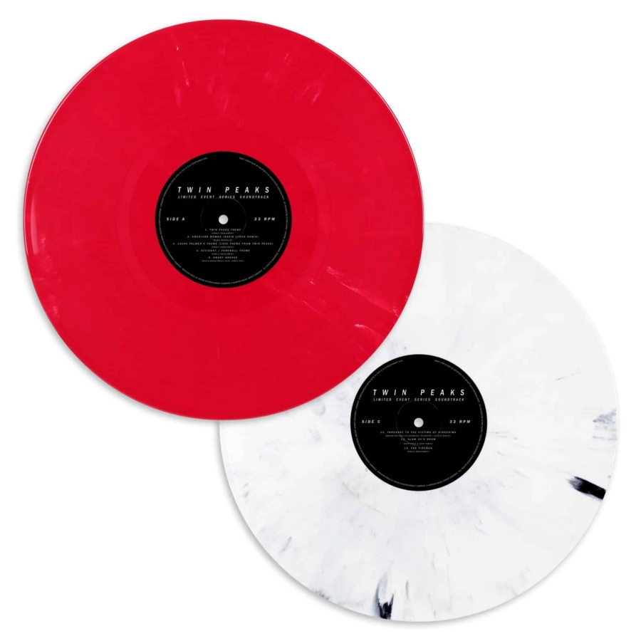 Twin Peaks: Music From The Limited Event Series (2LP Red & White Marble Vinyl) - Image 2