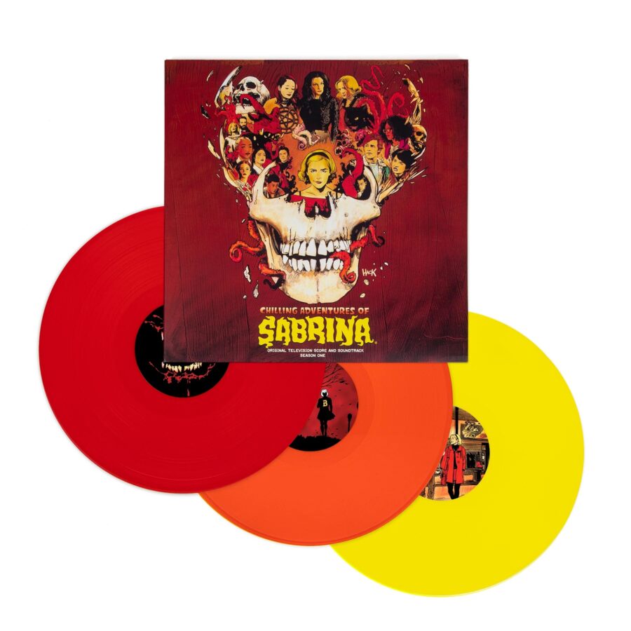 Chilling Adventures of Sabrina - Original Television Score and Soundtrack Season 1 (Parts 1 & 2) - 180g Red Orange and Yellow 3LP Vinyl - Image 2