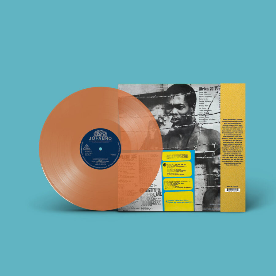 Fela Kuti - Alagbon Close (50th Anniversary Jollof Orange Vinyl LP) - Image 2