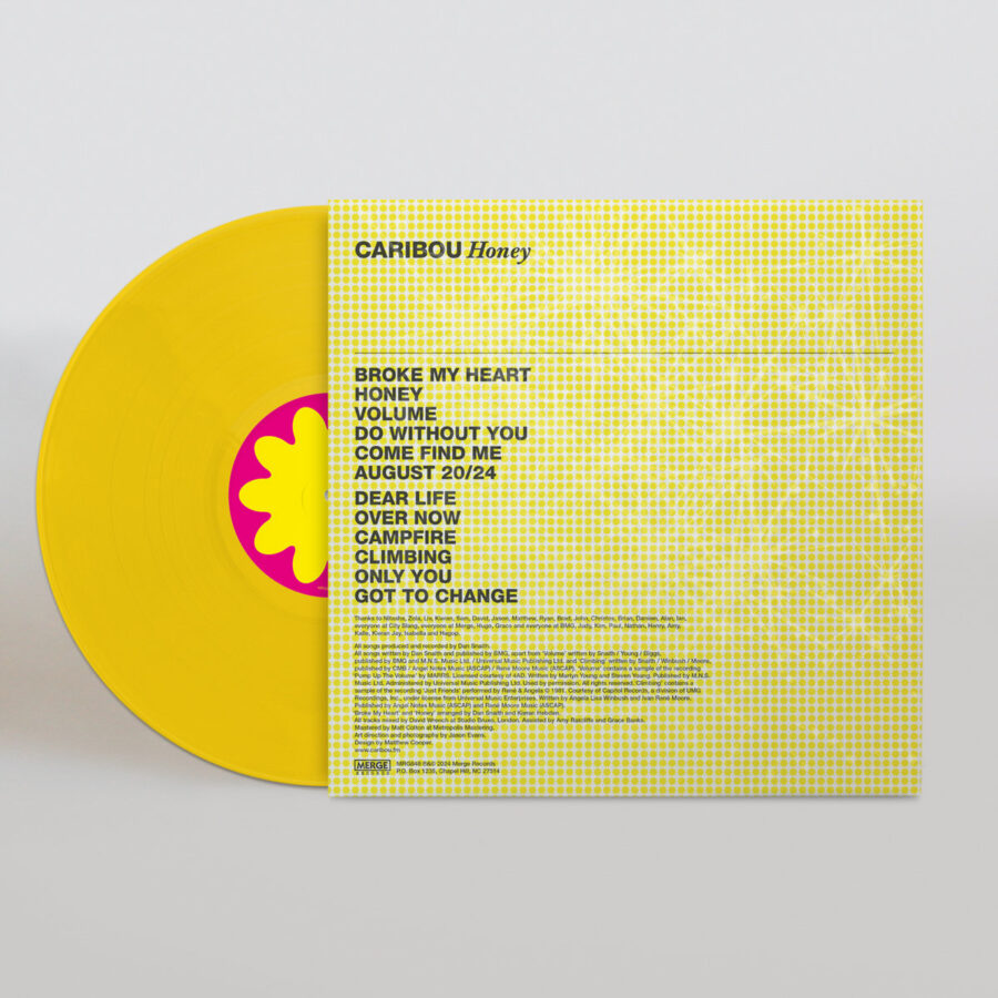 Caribou - Honey (Yellow Vinyl LP) - Image 3