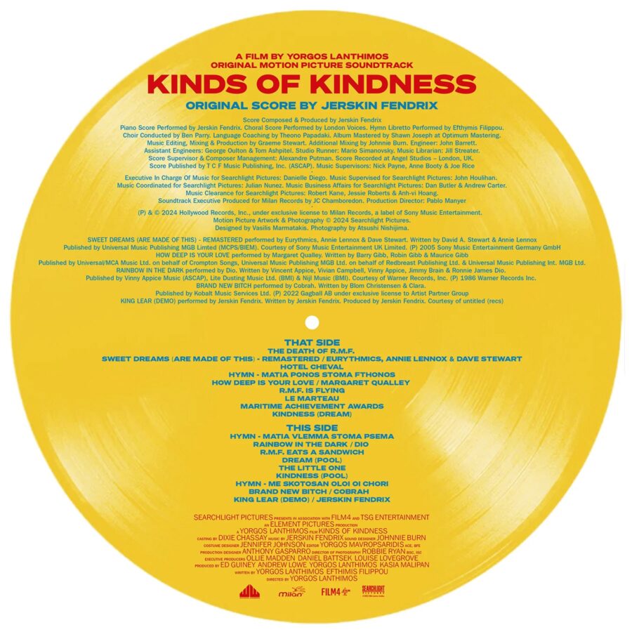 Kinds Of Kindness - Original Motion Picture Soundtrack (Picture Disc Vinyl LP) - Image 3