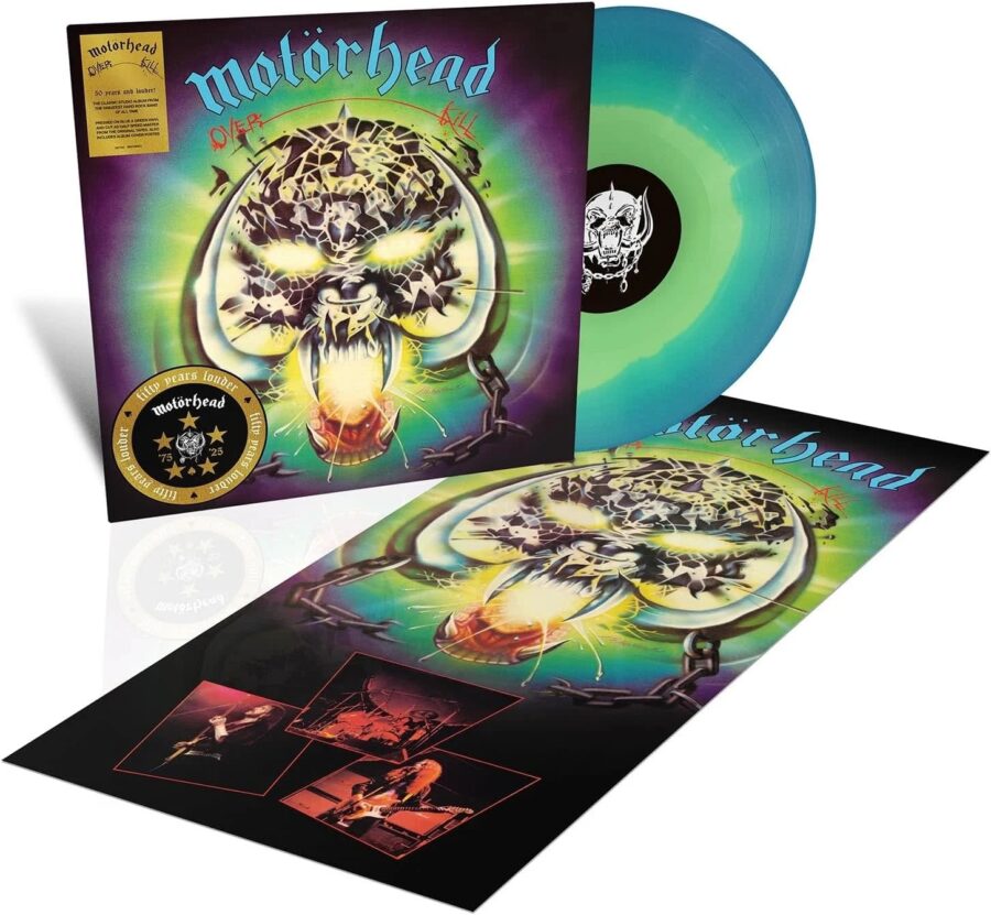 Motörhead – Overkill (50th Anniversary Blue Green Vinyl LP) - Image 2